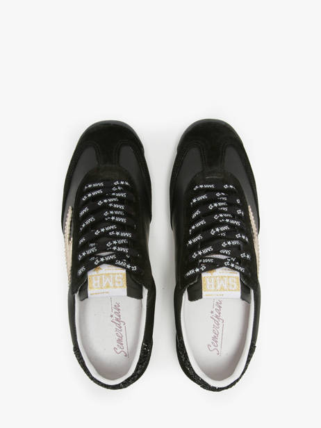 Sneakers Joyce Uit Leder Semerdjian Zwart accessoires JOYCE ander zicht 3
